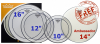 PP-1870-PS - Remo Rock ProPack Pinstripe + Free Snare Head 10,12,16